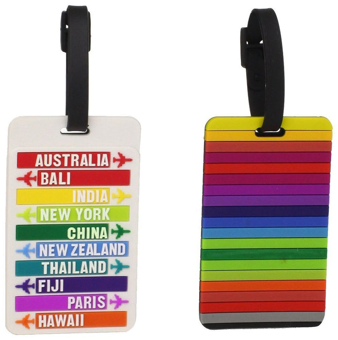 Hot Spots Luggage Tags 2 - Pack