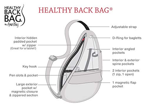 Content organization chart for the AmeriBag Healthy Back Bag