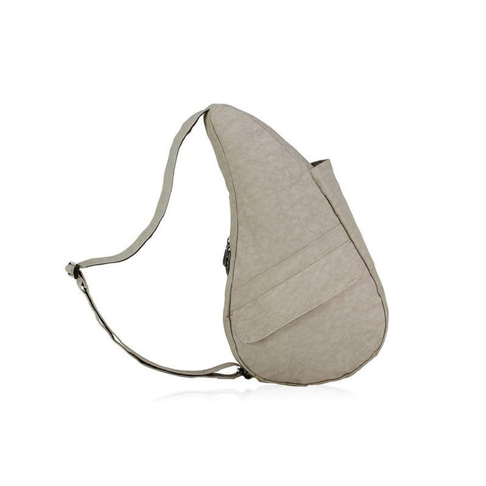 Side angle of the AmeriBag Healthy Back Bag in small size showing the adjustable strap