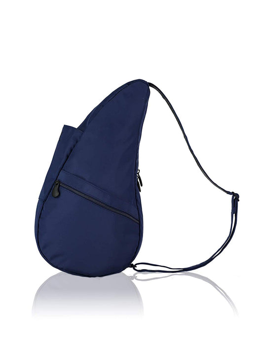 Front view of the AmeriBag Healthy Back Bag in blue with zipper closure