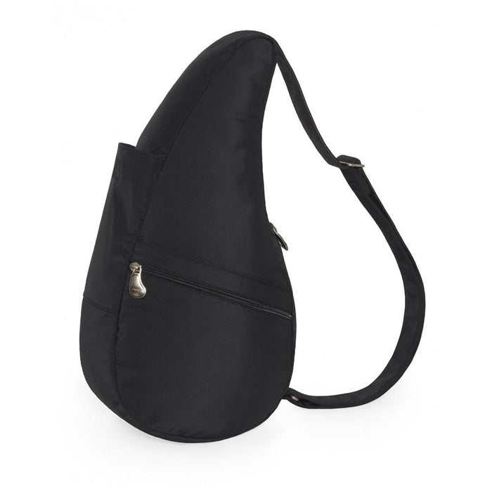 Sleek black AmeriBag Healthy Back Bag with secure zipper closure