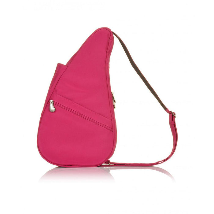 AmeriBag Healthy Back Bag in small size with pink microfiber and zipper