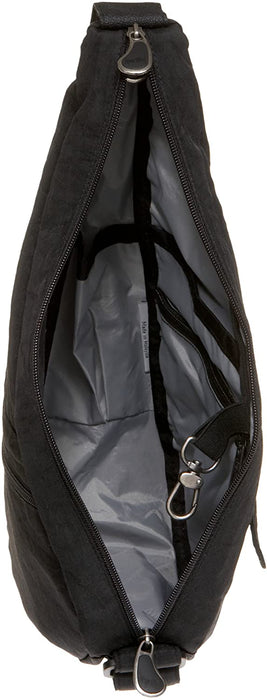 AmeriBag Healthy Back Bag in black nylon with side zipper detail