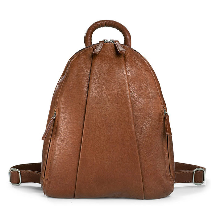 Osgoode Marley Leather Teardrop Multi Zip Backpack