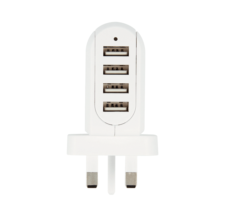 Chargeur USB À Quatre Ports Skross - Royaume-Uni