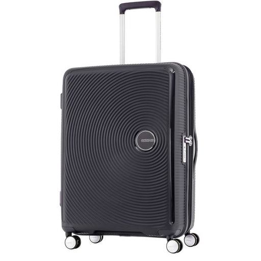 American Tourister Curio large expandable spinner in black, 55cm