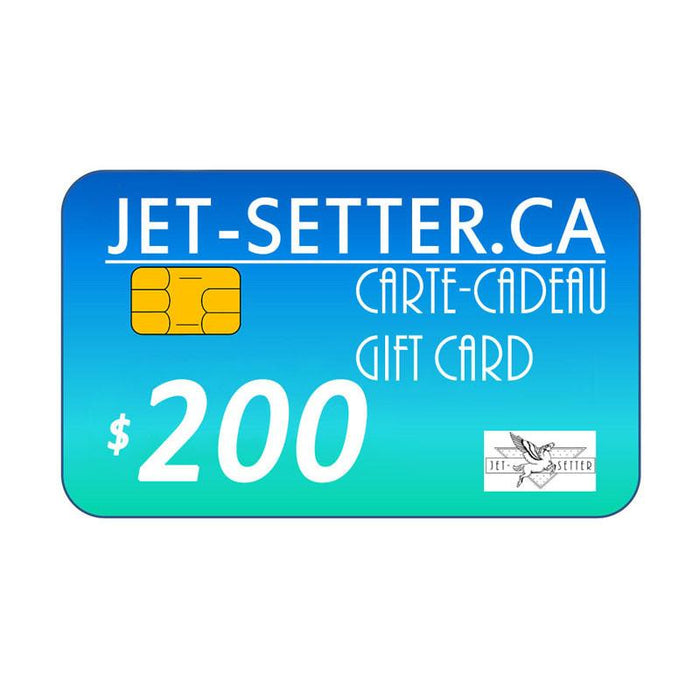 Online Gift Card - Jet-Setter.ca