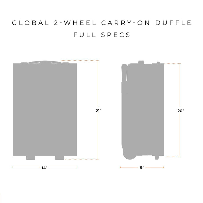Briggs & Riley NOUVEAU Baseline Globale Sac de Voyage Taille Cabine sur Deux Roulettes