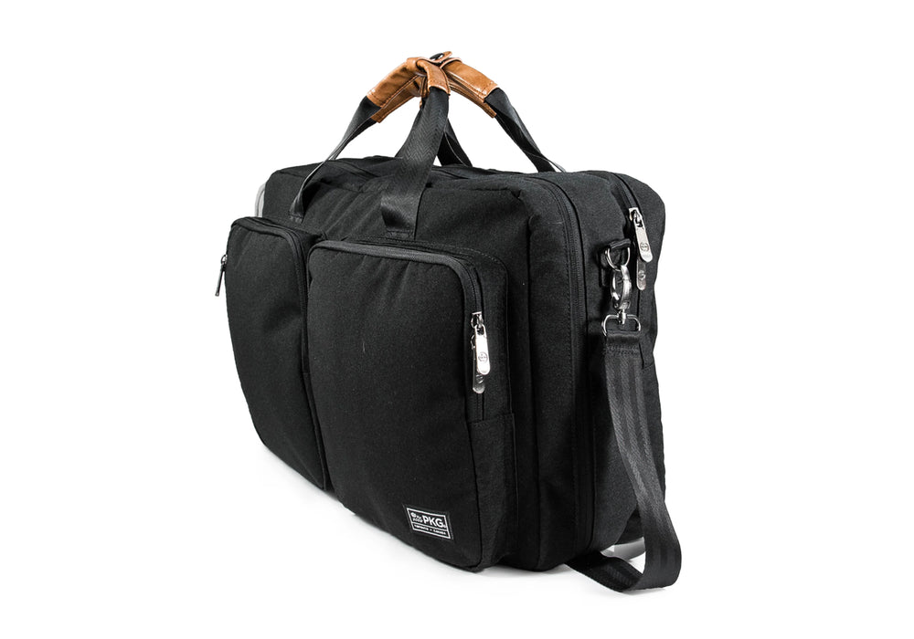 PKG Trenton 31L Recycled Messenger Convertible to Backpack with Garment Compartment