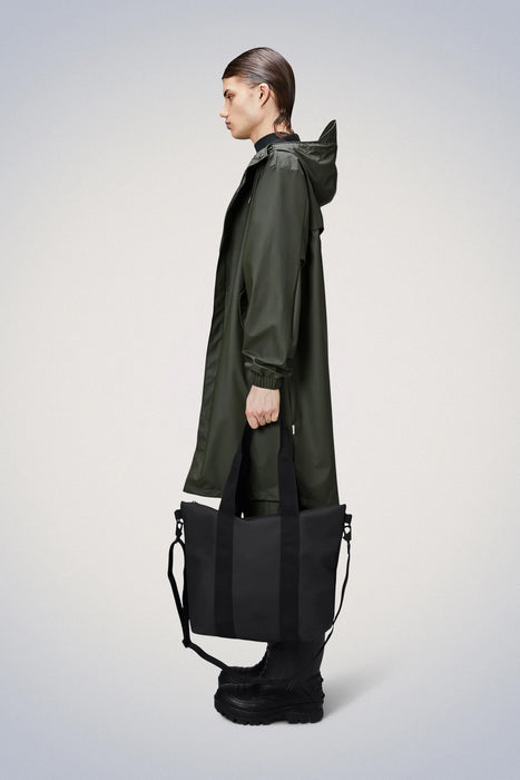 RAINS TOTE BAG RUSH Black