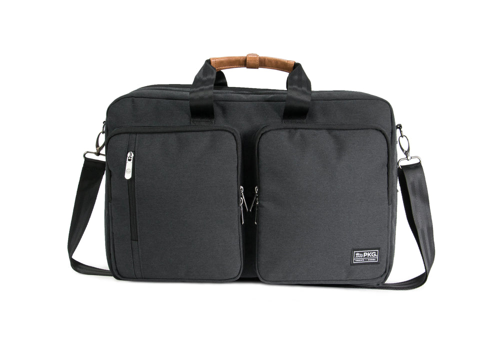 PKG Trenton 31L Recycled Messenger Convertible to Backpack with Garment Compartment