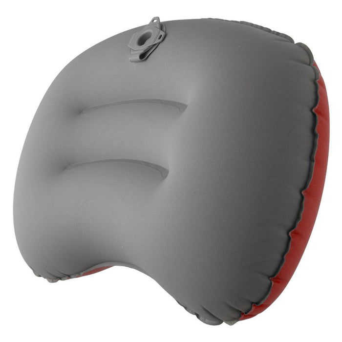 Detail of the Aeros Ultralight Travel Pillow's inflatable fabric texture