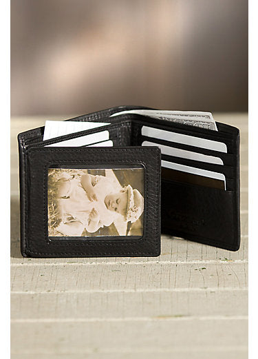 Osgoode Marley Leather Bi-Fold Flipper RFID Blocking Wallet