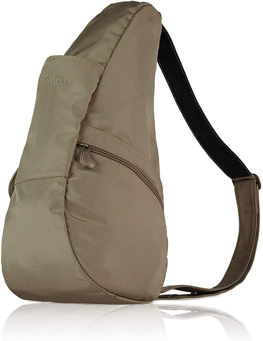 Close-up of the durable nylon-like microfiber material of AmeriBag Healthy Back Bag