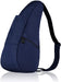 Small AmeriBag Healthy Back Bag in blue microfiber with front zipper detail