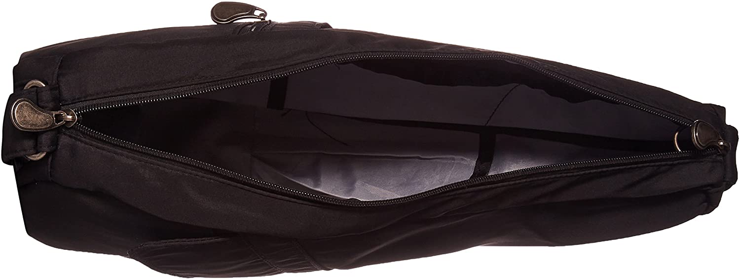 Black AmeriBag Healthy Back Bag styled as a compact duffel with side zipper