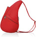AmeriBag Healthy Back Bag in red microfiber with secure front zipper