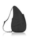 AmeriBag Healthy Back Bag in distressed nylon, medium size, shown in black with a single strap