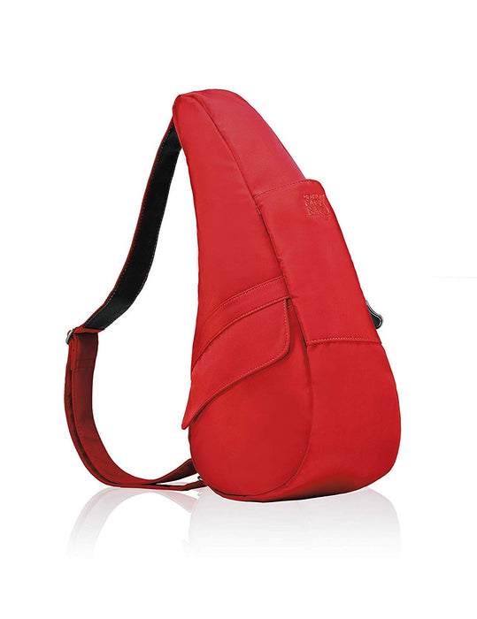 Vibrant red AmeriBag Healthy Back Bag featuring an ergonomic strap