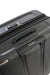 Close-up of the handle on the Samsonite EVOA black suitcase