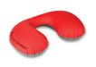 Red Aeros Traveller Neck Pillow with a black and grey pattern design