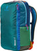 Multicolored Cotopaxi Batac backpack featuring blue, green, and orange sections