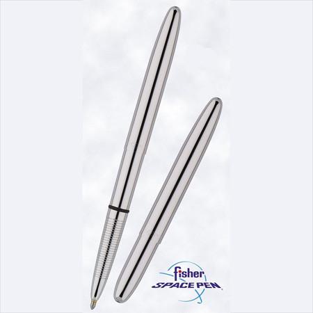 Brushed Chrome Bullet Space Pen - Jet-Setter.ca