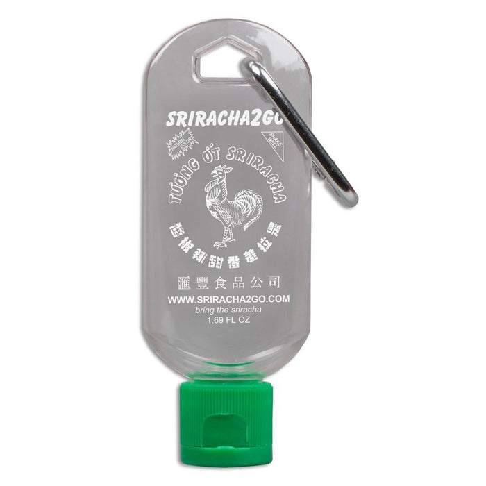 Sriracha2GO - Portable Sriracha Sauce Bottle - carabiner