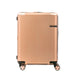 Gold Samsonite EVOA Spinner Carry-On with wheels and extended handle