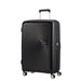 American Tourister Curio Spinner's telescoping handle and side profile