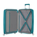 American Tourister Curio hardside spinner with four wheels