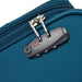 Close-up of the Samsonite Base Boost suitcase's locking system