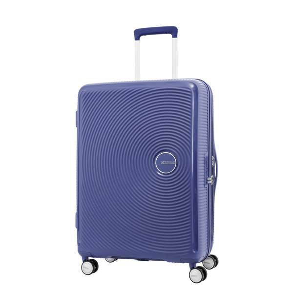 American Tourister Curio 55cm spinner suitcase in blue