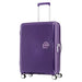 American Tourister Curio 55cm carry-on spinner in blue with durable shell