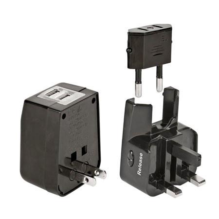 Worldwide Adapters and Dual USB Charger - Jet-Setter.ca