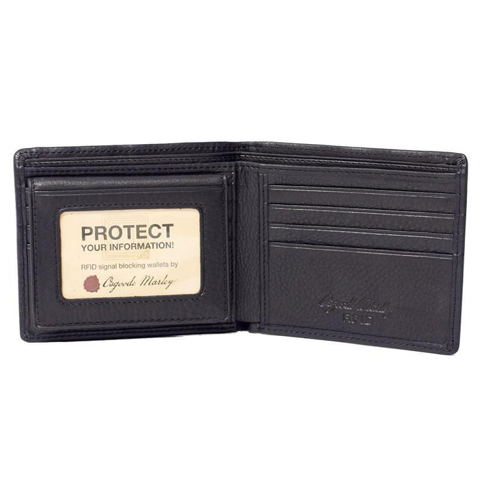 Leather RFID Blocking ID Pass Wallet - Jet-Setter.ca