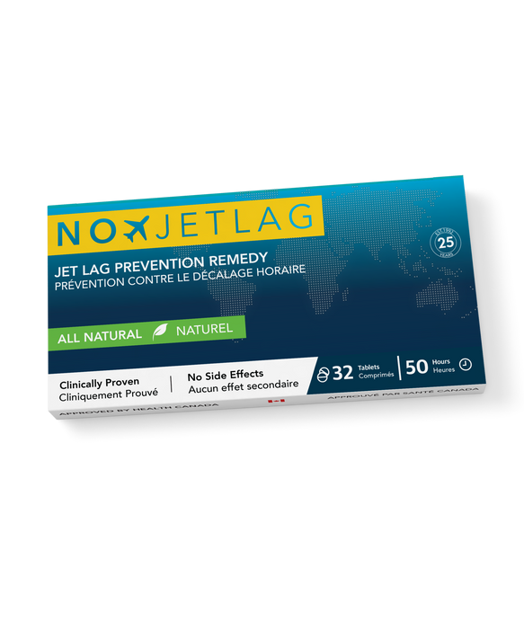No-Jet-Lag homeopathic travel remedy package