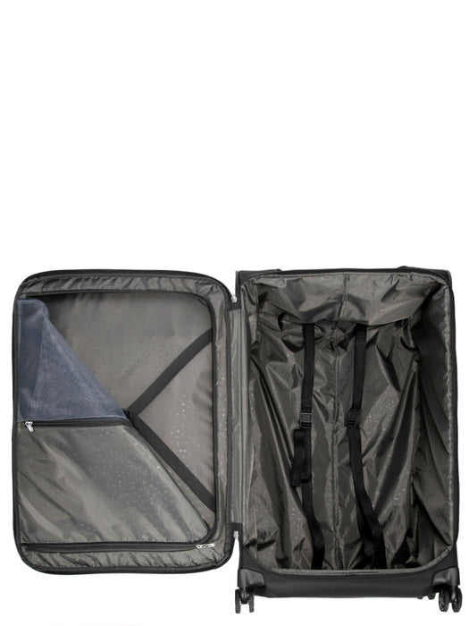 Samsonite D'Lite black large expandable suitcase with front pocket