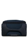 Blue Samsonite D'Lite Large Spinner suitcase profile view on white background