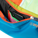 Cotopaxi Batac backpack in blue and orange with a smartphone pocket
